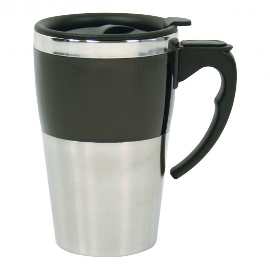 Black Lund Travel Mugs
